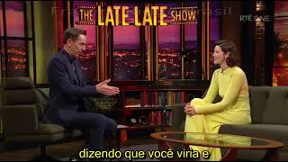 LEG Caitríona Balfe fala sobre Outlander e os fãs no The Late Late Show [upl. by Enohpesrep]