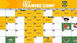 Packers 2024 Training Camp Dates Fan Access and Key Details Revealed [upl. by Ilil]