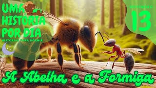 🎧UMA HISTÓRIA POR DIA  ÁUDIO LIVRO INFANTIL PARA DORMIR  13 DE NOVEMBRO  A ABELHA E A FORMIGA [upl. by Emerson]