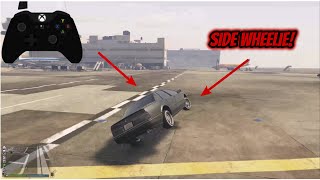 GTA V  How to SIDE WHEELIE w controller map TWO WHEEL DRIVE [upl. by Strenta]