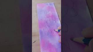 How to Make Bookmark at Home l Easy Hand Painted Bookmark l DIY Bookmark Idea bookmark bookmarks [upl. by Naaman5]