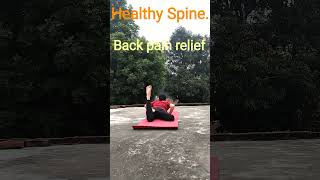 Back pain relief yoga fitness yogaposes yogaforweightloss yoga healthy healthfit viralshorts [upl. by Skeie]