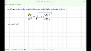 Clasificación de ecuaciones diferenciales 2 [upl. by Negiam]