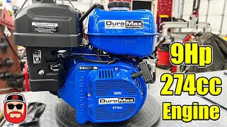 New Duromax 274cc Engine Unboxing amp First Look  Medium Block Engine [upl. by Euqinot550]