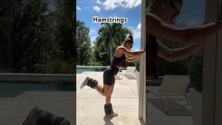 Try this hamstrings workout variation womenworkout legworkout workoutathome hamstrings [upl. by Lundberg]