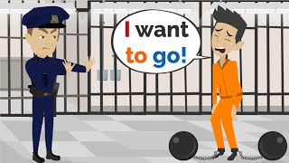 Mr Kunze gets ARRESTED  Basic English conversation  Learn English  Like English [upl. by Rosabella]