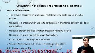 UBIQUITINATION OF PROTEINS 26S PROTEASOME DEGRADATION [upl. by Gnohp]