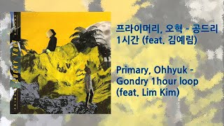 프라이머리 오혁  공드리 1시간 Primary Ohhyuk  Gondry feat Lim Kim  1 hour loop [upl. by Anirrehs]