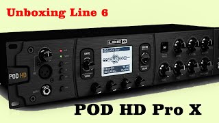 Unboxing LINE 6 POD HD PRO X Así viene de fábrica [upl. by Yhtac493]