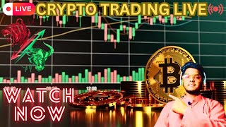 crypto live trading in hindi  bitcoin live scalping  btc live BITCOIN cryptocurrency trader [upl. by Aihtibat]