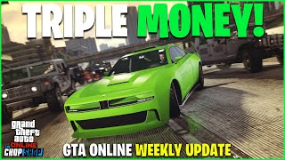 GTA ONLINE WEEKLY UPDATE TRIPLE MONEY DISCOUNTS amp LIMITEDTIME CONTENT [upl. by Marsh]