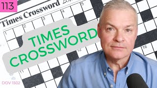 Epic Crossword Battle Expert vs Times Cryptic Puzzle [upl. by Kentigera68]