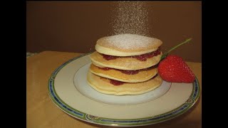 Pancake con 3 ingredienti senza latte lievito e burro Facilissimi [upl. by Atalante]