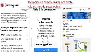 Comment récupérer un compte Instagram sans email ni numéro de téléphone 2024 [upl. by Naloc873]