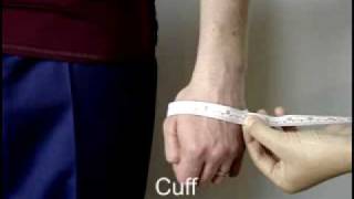 Male Cuff Measurement for Suits and Shirts [upl. by Lipcombe]