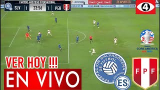 El Salvador vs Perú En Vivo DONDE VER A QUE HORA JUEGA EL SALVADOR VS PERÚ Partido Amistoso TV [upl. by Filahk]