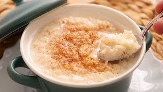 Arroz con Leche súper Rápido en sólo 15 minutos muy Cremoso y Sin Báscula [upl. by Liris713]