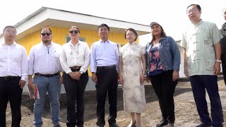 Delegación china visita proyecto de construcción de viviendas en Nicaragua [upl. by Limann]