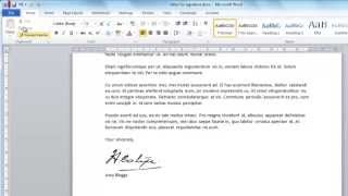 How to Create Digital Signature in Word [upl. by Hillard]