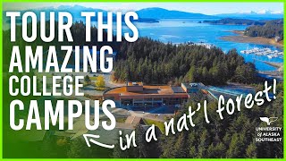 UAS Campus Tour Juneau Auke Bay Alaska [upl. by Aicilaana]