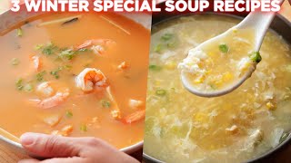 3 winter special takeout soup recipes [upl. by Fishman633]