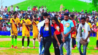 Annual Football Tournament Hathigarh FC Amrapara Vs Back Tiger Chapadih  Santali Football Khel [upl. by Teodoor]