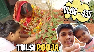 quotTULSI POOJAquot YE YO PEHLI BAAR DEKRA ME 🤔  VLOG  435  vlog vlogger dailyvlog [upl. by Bluh]