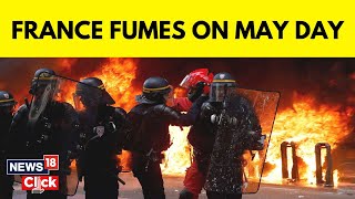 May Day Demonstrators Clashed With Police In France As Workers Protest  France Protests  N18V [upl. by Casabonne793]