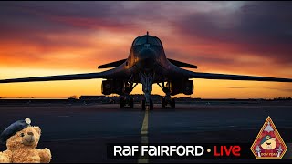 LIVE RAF FAIRFORD USAF B1 LANCER BOMBER quotBONESquot amp U2 DRAGON LADY 151123 [upl. by Yerocal579]