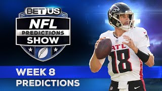 NFL Week 8 Predictions  Free Football Picks Betting Odds and Best Bets [upl. by Santa]