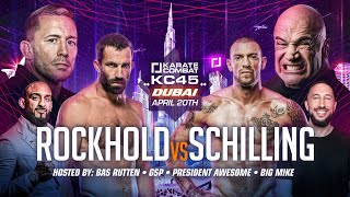 Karate Combat 45 FULL EVENT  LUKE ROCKHOLD vs JOE SCHILLING  CRAIG JONES [upl. by Nonregla]