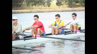 Australian Rowing Eight Training For 2004 thens Olympics [upl. by Stucker]