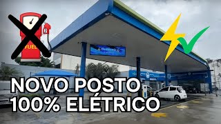 Posto de combustível que virou eletroposto em São Paulo [upl. by Dimitri]