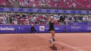 Rebecca Peterson Courtview Båstad WTA125K 4K [upl. by Cartie]