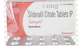 Silnafil Tablets Sildenafil Citrate Tablets IP [upl. by Antony]