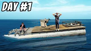 Transforming Abandoned Boat into a Houseboat  Ep 1 [upl. by Nagah]