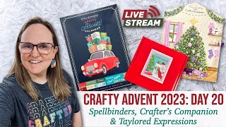 DAY 20 🔴 Crafty Advent 2023 craftyadvent2023 Craft Advent Calendars Vlogmas [upl. by Ahsenak150]