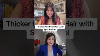 Thicker healthier hair with Spermidine hairgrowth hairstyle beauty shortvideo [upl. by Oremoh]