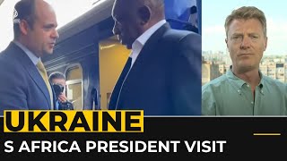 African peace mission South African president in Kyiv [upl. by Terryn]