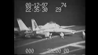 F14 ejection on deck [upl. by Naltiak]