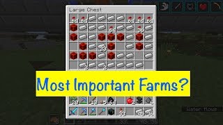 Most Important Farms in Minecraft Survival Tips amp Tricks [upl. by Ginni]