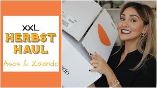 XXL HERBST HAUL  UNBOXING amp TRYON  asos amp Zalando  madametamtam [upl. by Barton925]