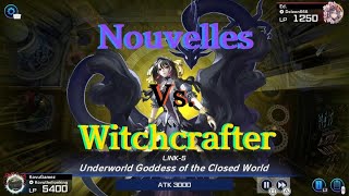 YuGiOh Master Duel Nouvelles Vs Witchcrafter [upl. by Yekciv]