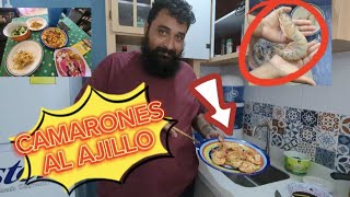 CAMARONES AL AJILLO DELICIOSOS 😋 [upl. by Einad]