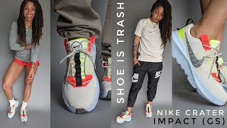 MOST Trash Sneaker of 2021 Nike Crater Impact  Unboxing  Review  Lookbook [upl. by Drof]