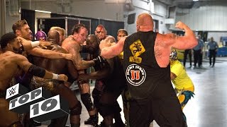 Brutal Backstage Brawls WWE Top 10 [upl. by Id459]