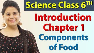 Introduction  Chapter 1  Components of Food  Science Class 6 [upl. by Akcinat]