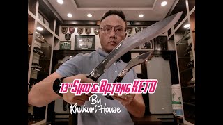 Sirupate Pana 13 inches And New Biltong KETO Khukuri blades [upl. by Bernt]