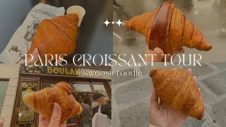 Paris Croissant Tour  Best Croissants Rated [upl. by Urbas]