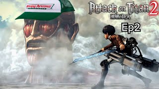 Colossal Titan Be Back At It Again At Krispy Kreme  Attack On Titan 2 Ep2 [upl. by Ahcsat30]